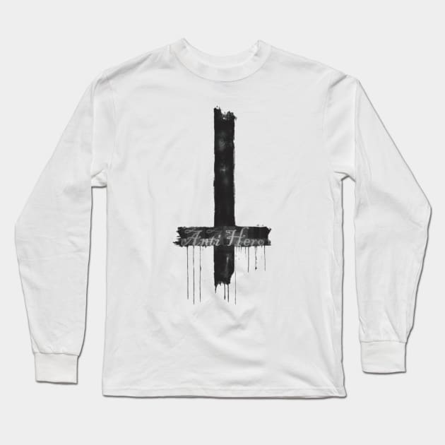 Anti Hero Logo Long Sleeve T-Shirt by Action Otter's Garage